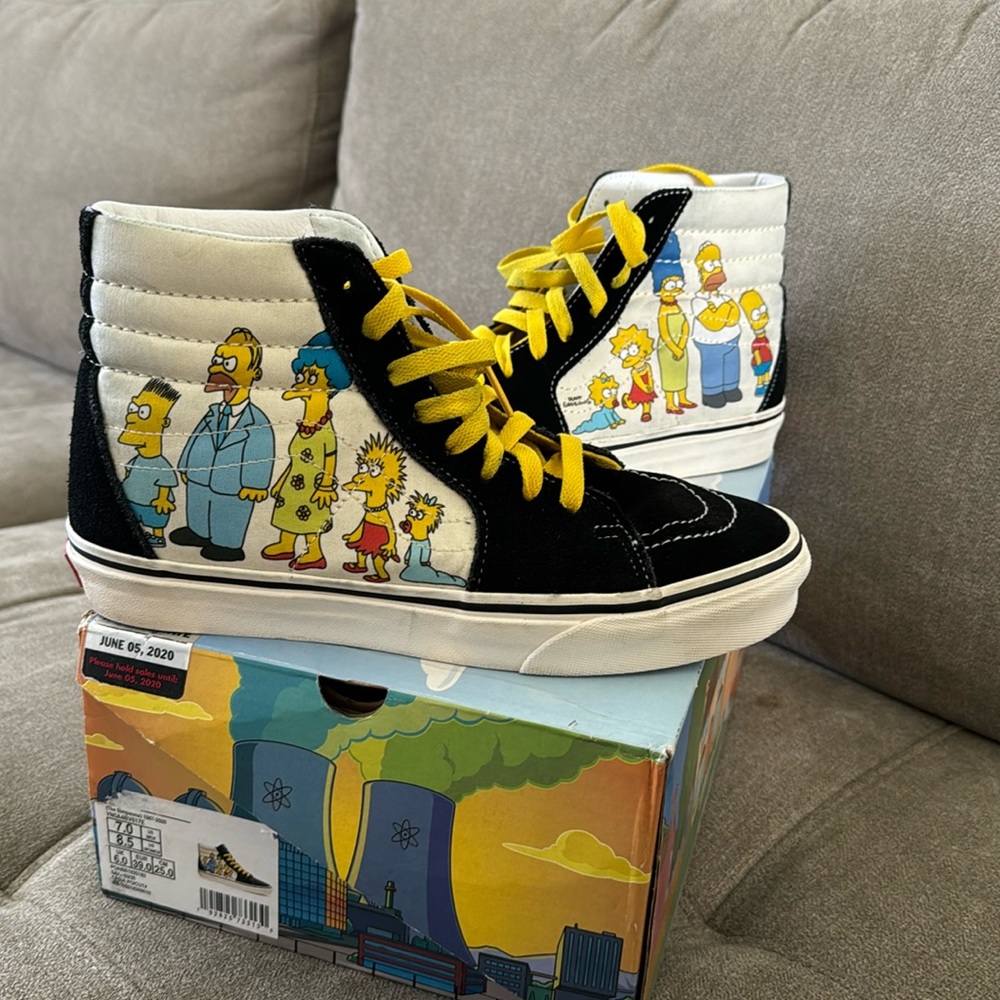 Vans x the simpsons collab
